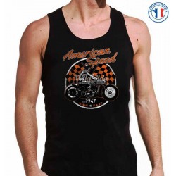 Bikers-Custom : Débardeur homme AMERICAN SPEED
