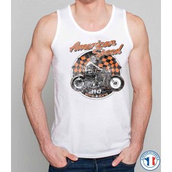 Bikers-Custom : Débardeur homme AMERICAN SPEED