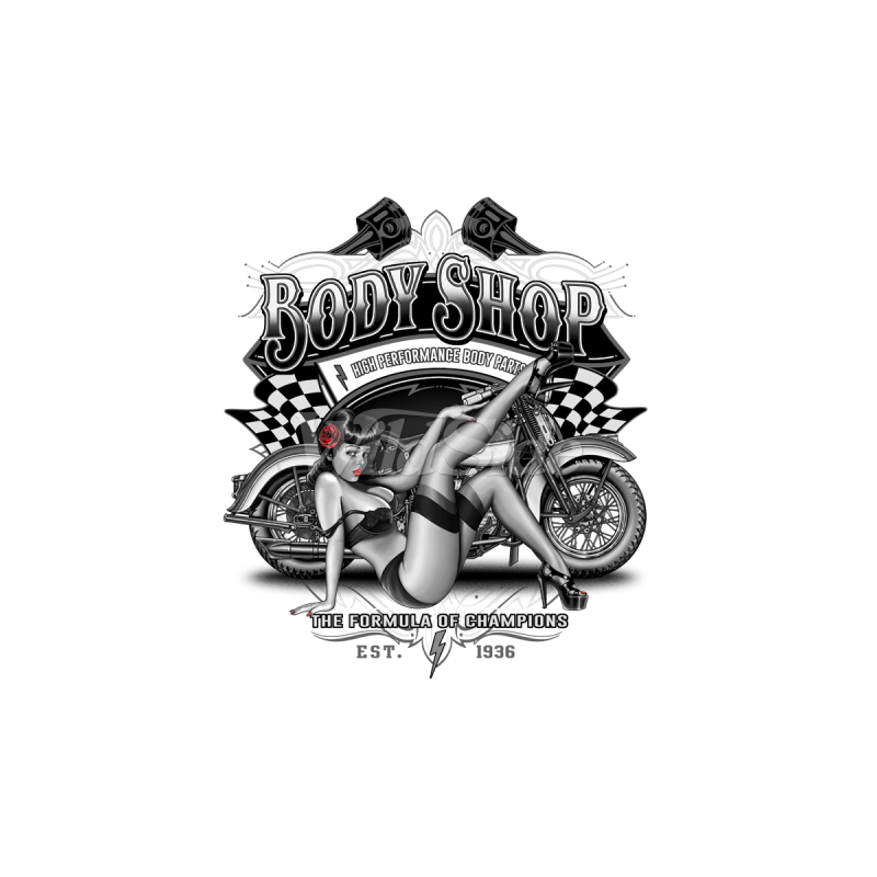 Bikers-Custom : Débardeur homme BODY PARTS