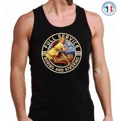 Bikers-Custom : Débardeur homme BORING AND STROKING