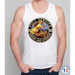 Bikers-Custom : Débardeur homme BORING AND STROKING