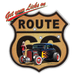 Bikers-Custom : Débardeur homme ROUTE 66 HOT ROD