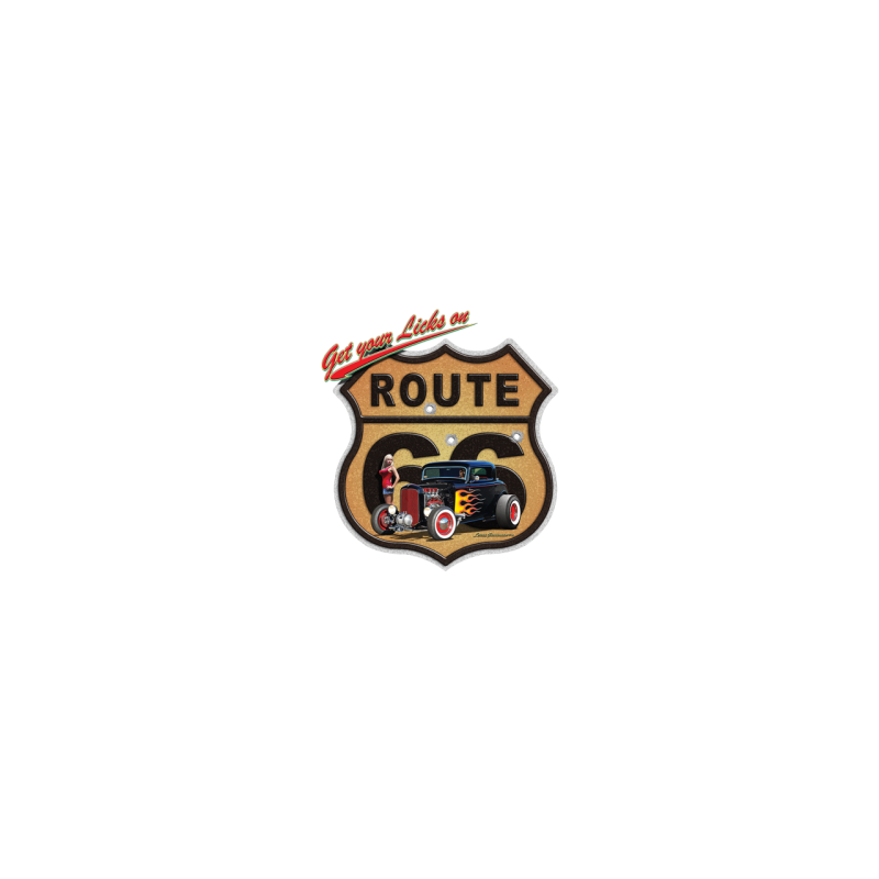 Bikers-Custom : Débardeur homme ROUTE 66 HOT ROD