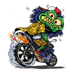 Sweat biker GREEN MONSTER CYCLE