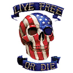 Bikers-Custom : Sweat biker LIVE FREE OR DIE