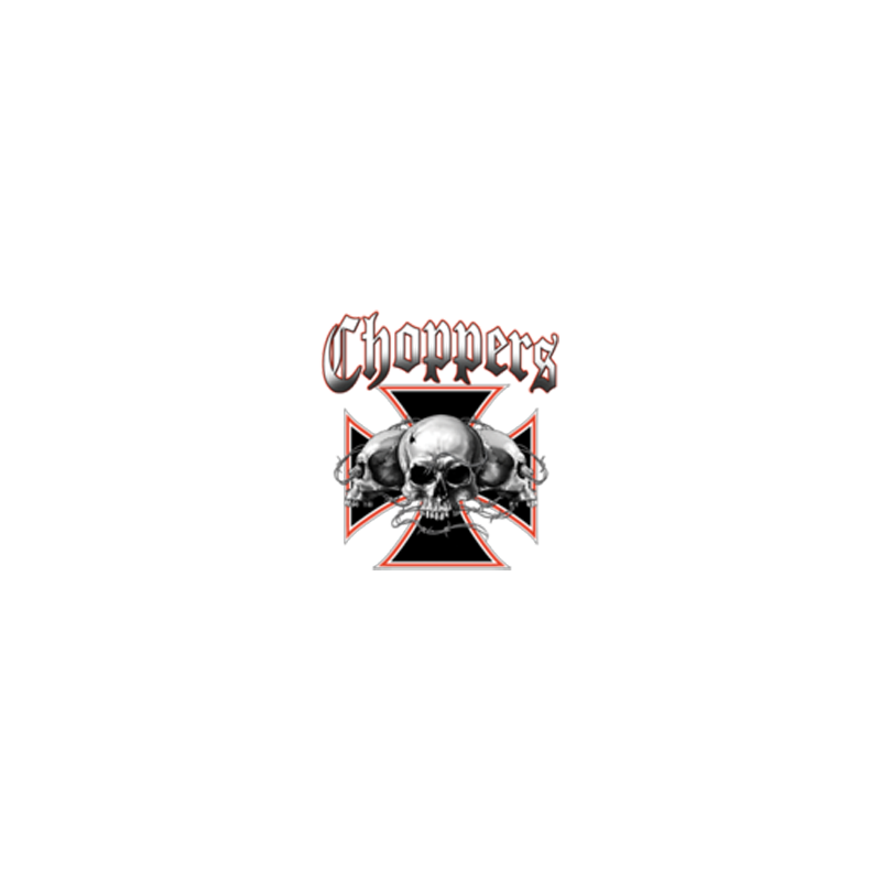 Bikers-Custom : Sweat biker SKULL CHOPPERS