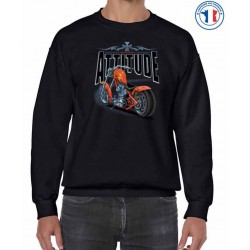 Bikers-Custom : Sweat biker ATTITUDE
