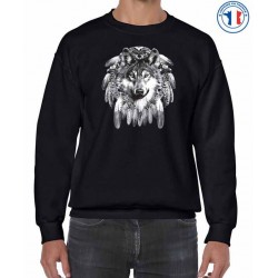 Bikers-Custom : Sweat biker WOLF