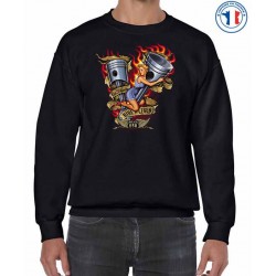 Bikers-Custom : Sweat biker RIDE LEGEND