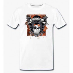 Bikers-Custom : T shirt biker usa eagle