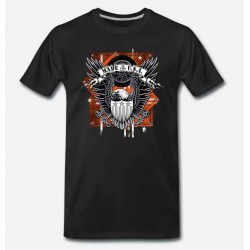 Bikers-Custom : T shirt biker usa eagle