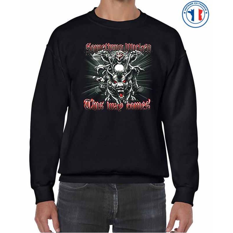 Bikers-Custom : Sweat biker SOMETHING WICKED