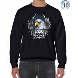 Bikers-Custom : Sweat biker ROAD 66 EAGLE