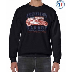 Bikers-Custom : Sweat biker AMERICAN PRIDE GARAGE