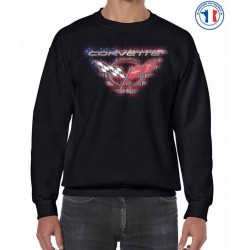 Bikers-Custom : Sweat biker CORVETTE