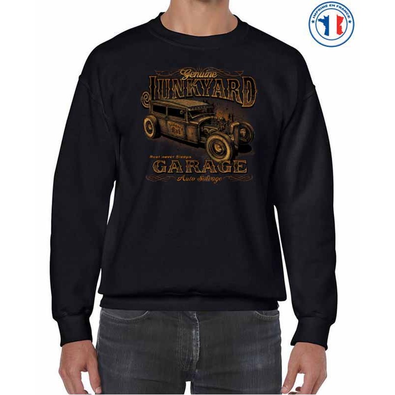 Bikers-Custom : Sweat biker JUNK YARD GARAGE