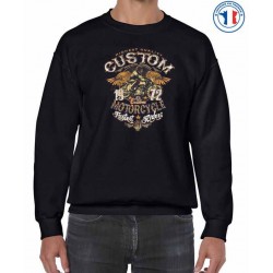 Bikers-Custom : Sweat biker CUSTOM MOTORCYCLE