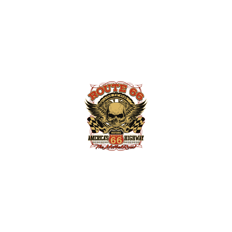 Bikers-Custom : Sweat biker HISTORIC ROUTE 66