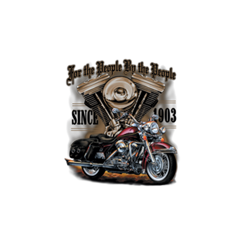 Bikers-Custom : Sweat zippé THE PEOPLE BY THE PEOPLE