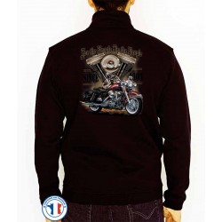Bikers-Custom : Sweat zippé THE PEOPLE BY THE PEOPLE