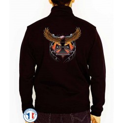 Bikers-Custom : Sweat zippé EAGLE CHOPPERS