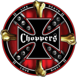Bikers-Custom : Sweat zippé CHOPPERS AND BONES