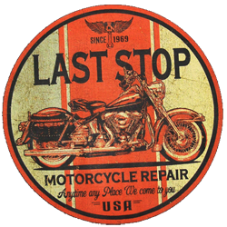 Bikers-Custom : Sweat zippé MOTORCYCLE REPAIR