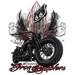 Bikers-Custom : Sweat zippé IRON RUMBLER'S