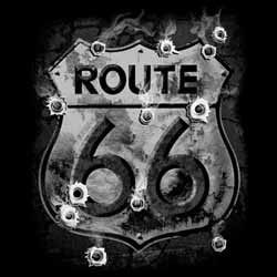 Bikers-Custom : Sweat zippé OLD ROAD 66