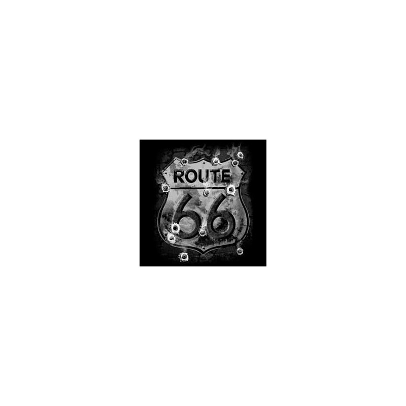 Bikers-Custom : Sweat zippé OLD ROAD 66