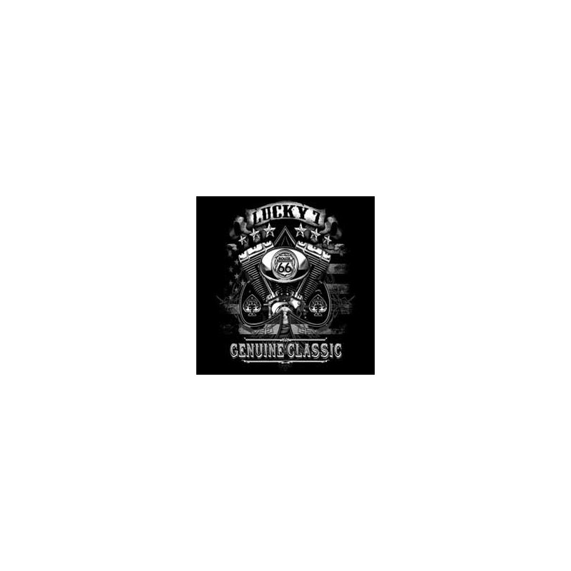 Bikers-Custom : Sweat zippé LUCKY 7