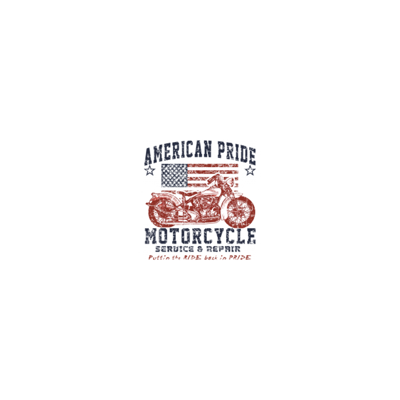 Bikers-Custom : Sweat zippé AMERICAN PRIDE BIKE