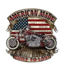 Bikers-Custom : Sweat zippé BUILT TO LAST