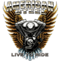 Bikers-Custom : Sweat capuche AMERICAN STEEL