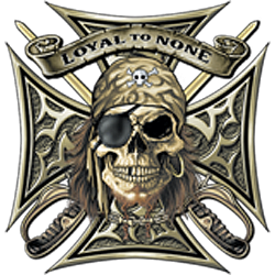 Bikers-Custom : Sweat capuche LOYAL TO NONE