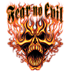 Bikers-Custom : Sweat capuche FEAR NO EVIL