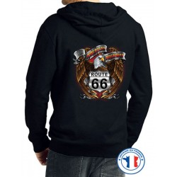 Bikers-Custom : Sweat capuche AMERICA'S EAGLE