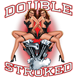 Bikers-Custom : Sweat capuche DOUBLE STROKED