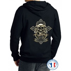 Bikers-Custom : Sweat capuche BROTHERHOOD
