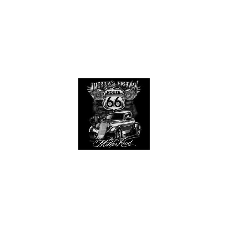 Bikers-Custom : Sweat capuche AMERICA'S HIGHWAY