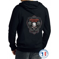 Bikers-Custom : Sweat capuche HARDCORE