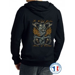 Bikers-Custom : Sweat capuche WICKET PISTON