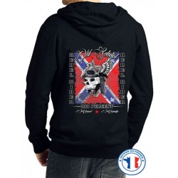 Bikers-Custom : Sweat capuche REBEL RIDER