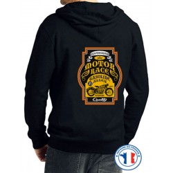 Bikers-Custom : Sweat capuche GASOLINE ALLEY