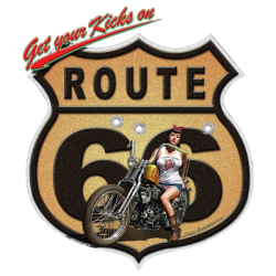 Bikers-Custom : Sweat capuche ROUTE 66 MOTO