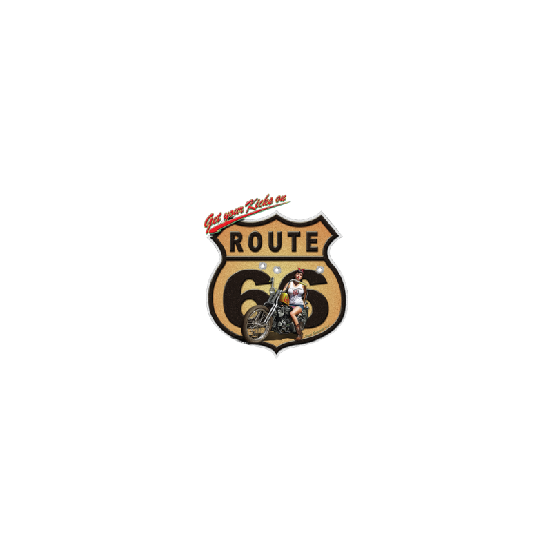 Bikers-Custom : Sweat capuche ROUTE 66 MOTO