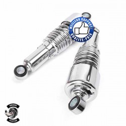 AMORTISSEURS ARRIÈRE UNIVERSEL chrome POUR HARLEY ET CUSTOM