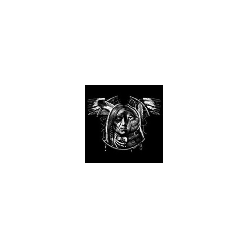 Bikers-Custom : Sweat capuche zippé WOLF SPIRIT