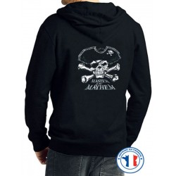 Bikers-Custom : Sweat capuche zippé MASTER OF MAYHEM