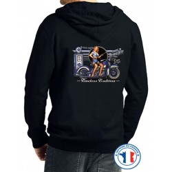 Bikers-Custom : Sweat capuche zippé TIMELESS TRADITION